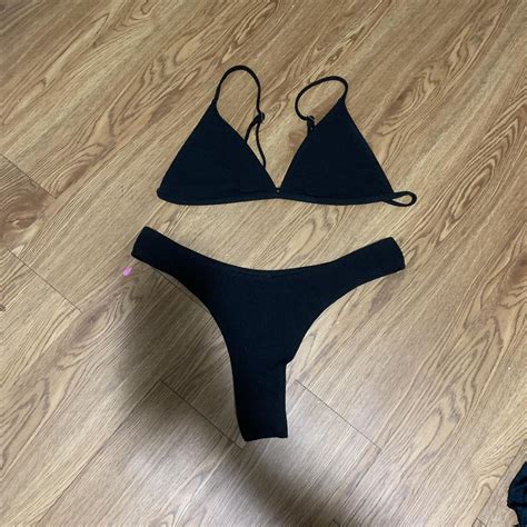 shein black bikini|shein black bikini top.